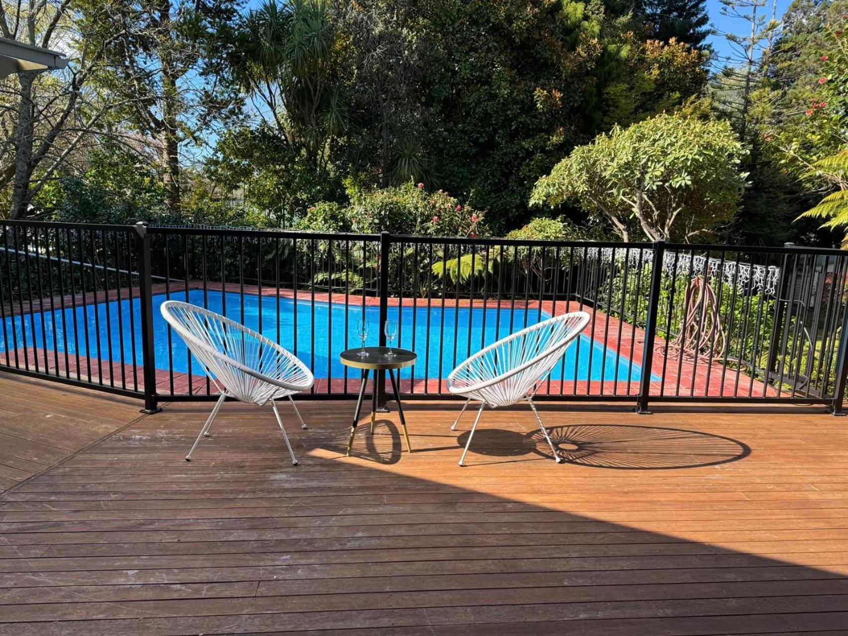 Garden Paradise In Rotorua With Pool Екстериор снимка